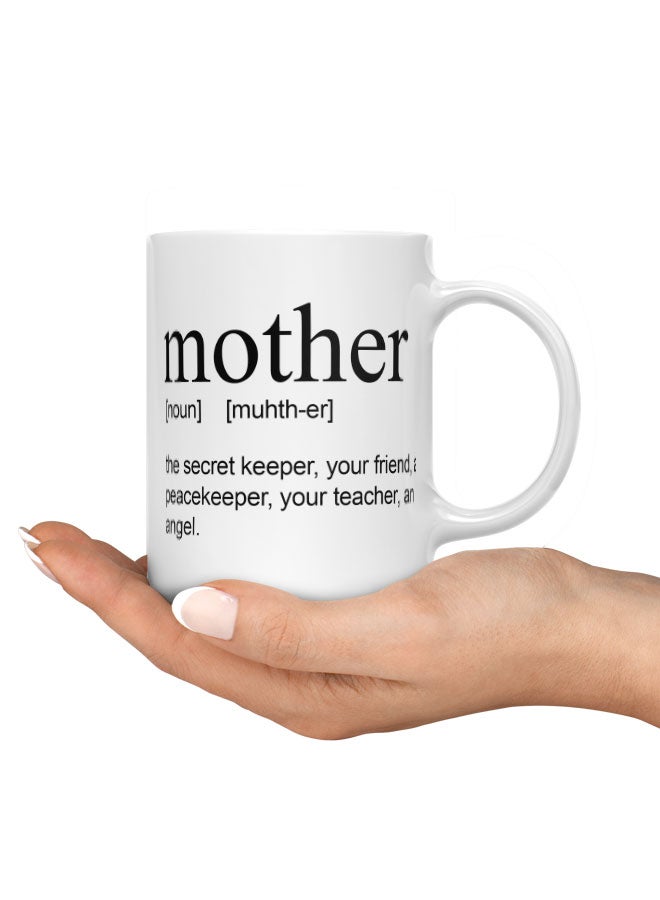 LIT Coffee Mug Mother's Day GiftsWhite Mug Funny Mother defination Gift for Mom - Image 3