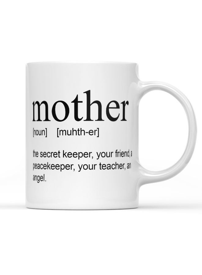 LIT Coffee Mug Mother's Day GiftsWhite Mug Funny Mother defination Gift for Mom - Image 1
