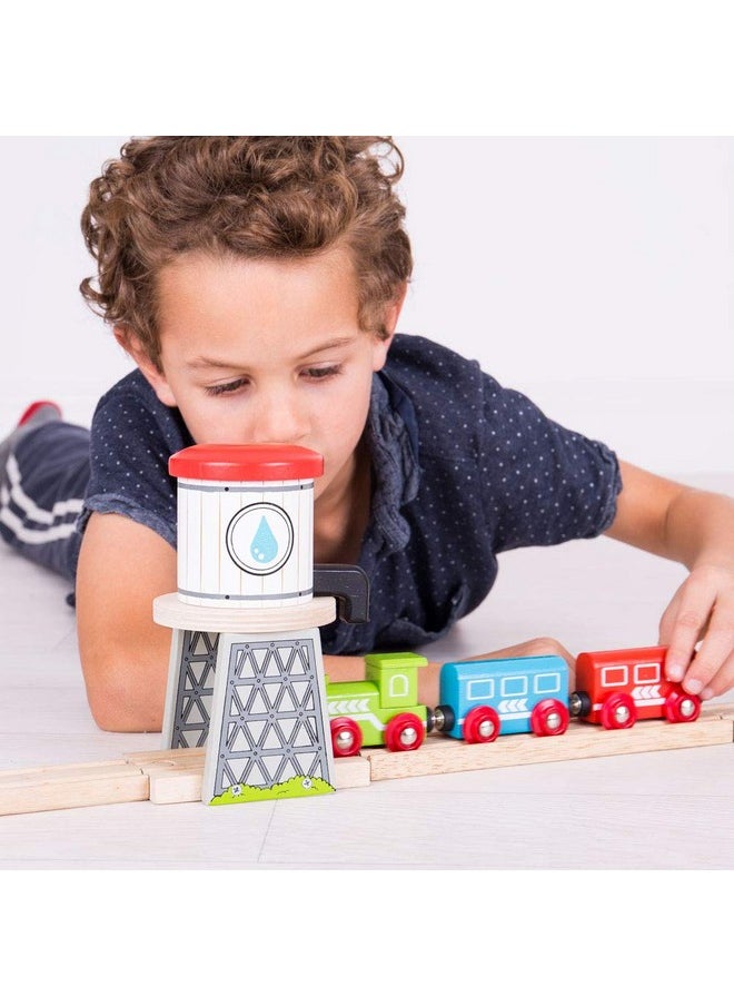 Bigjigs Rail Bigjigs Rail Wooden Water Tower - Other Major Wood Rail Brands are Compatible  - Image 3