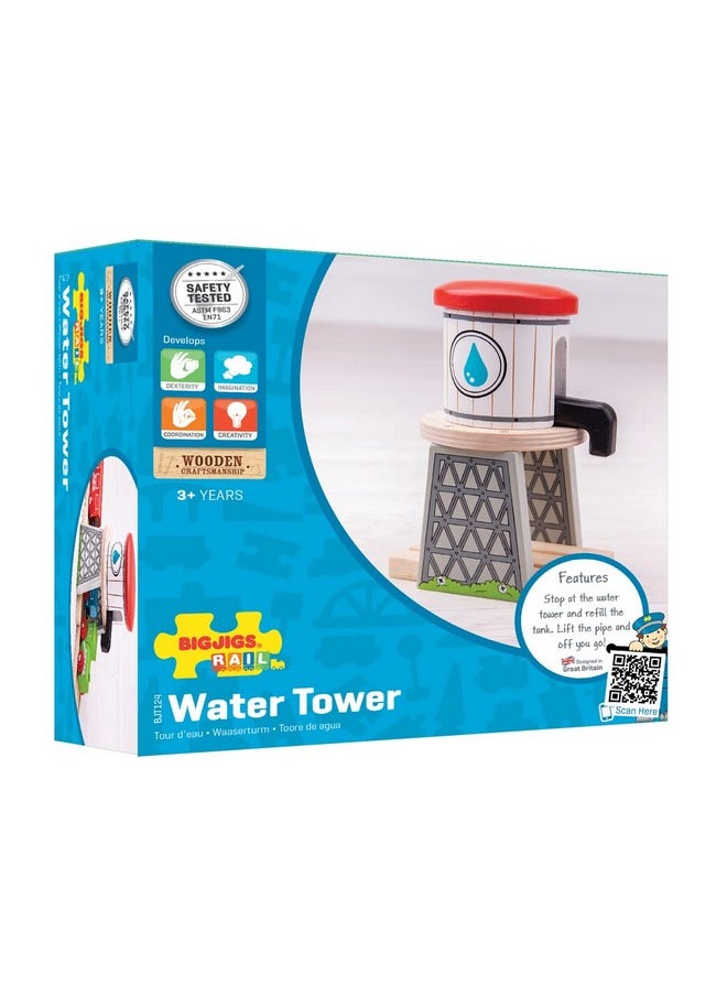 Bigjigs Rail Bigjigs Rail Wooden Water Tower - Other Major Wood Rail Brands are Compatible  - Image 5