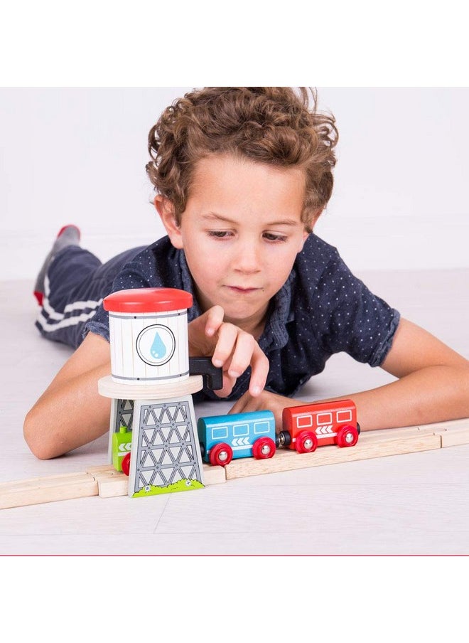 Bigjigs Rail Bigjigs Rail Wooden Water Tower - Other Major Wood Rail Brands are Compatible  - Image 2