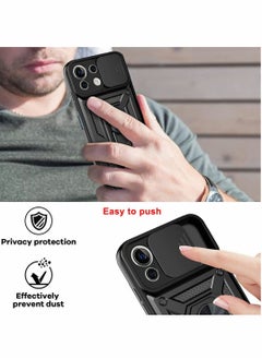 KASTWAVE KASTWAVE for iPhone 13 Pro Max Case, 13 Pro Max Cover Kickstand Case with Slide Camera Cover  - Image 4