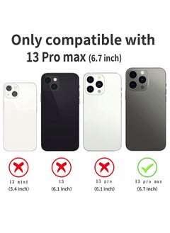 KASTWAVE KASTWAVE for iPhone 13 Pro Max Case, 13 Pro Max Cover Kickstand Case with Slide Camera Cover  - Image 2