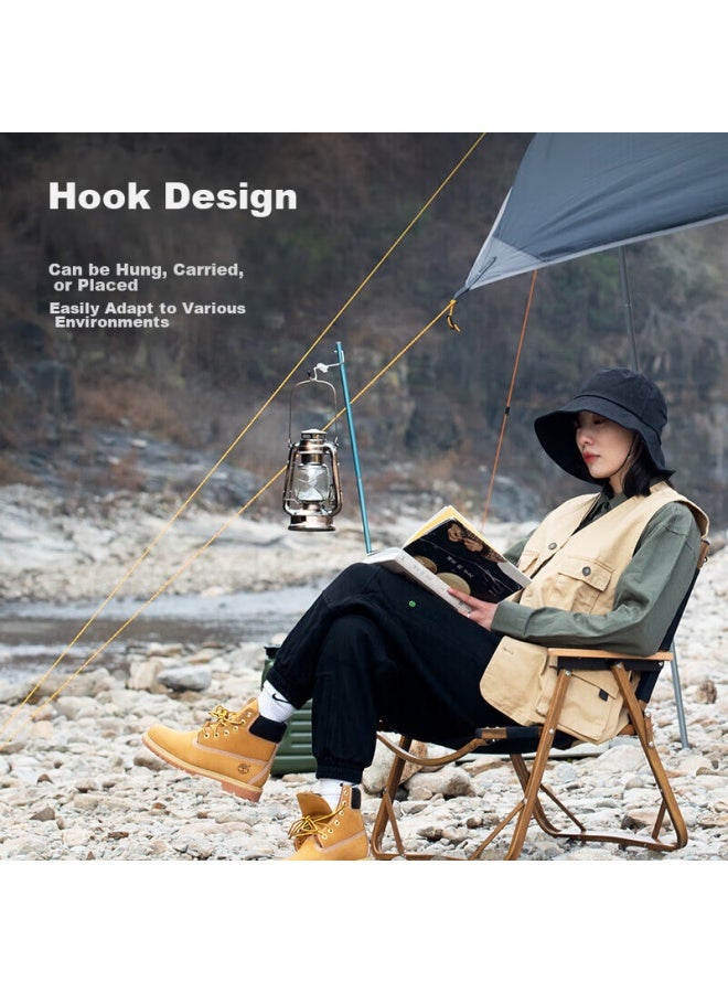 WhitePeak Whitepeak Outdoor Camping Light, Campsite Light, Retro Horse Lantern, Tent Light, Portable Light, Illumination Light, Rechargeable Model With 7-hour Battery Life  - Image 2