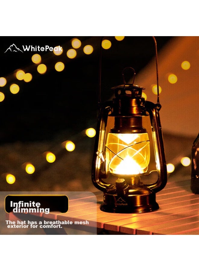 WhitePeak Whitepeak Outdoor Camping Light, Campsite Light, Retro Horse Lantern, Tent Light, Portable Light, Illumination Light, Rechargeable Model With 7-hour Battery Life  - Image 1