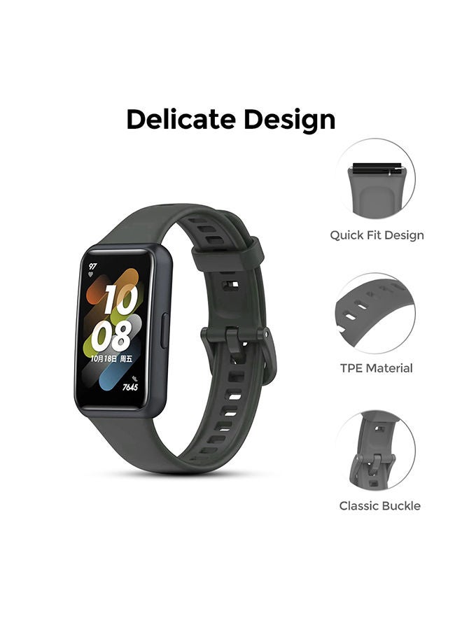 O Ozone Nylon Straps Compatible with Xiaomi Mi Band 7 6 5 Soft Breathable Sport Replacement Strap - Pack of 4 - Image 3