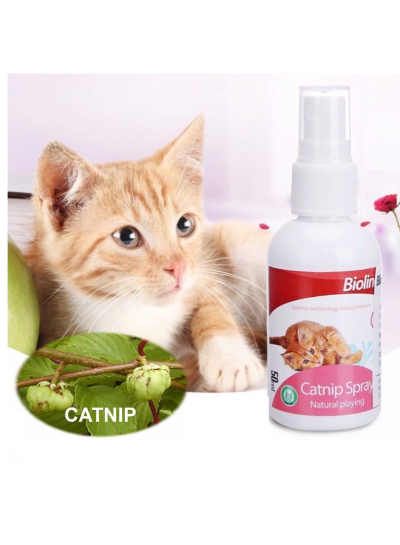Bioline رذاذ النعناع البري الطبيعي للقطط 2X50 مل - Image 2