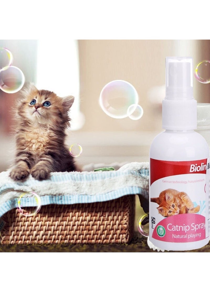 Bioline رذاذ النعناع البري الطبيعي للقطط 2X50 مل - Image 4