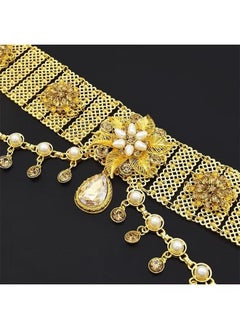 Women's Fashion Gold Waist Chain Ethnic Style Waist Chain Pearl Tassel Flower Bohemian Wide Waist Chain - pzsku/ZBE01E37949B048EEC26CZ/45/_/1686207349/64613b4e-8fa5-47f0-bdc3-120a5a3292ec