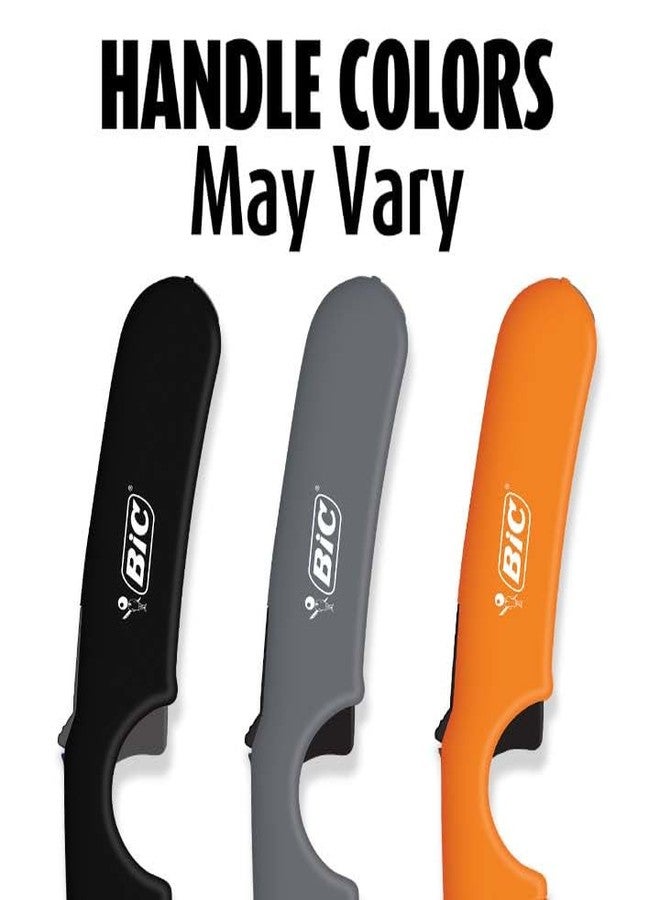 BIC Multi Purpose Lighter with Long Flex Wand, Great Lighter for Candles, Grills and Fireplaces, 4 Count Pack of Lighters, Assorted Colors - Image 2