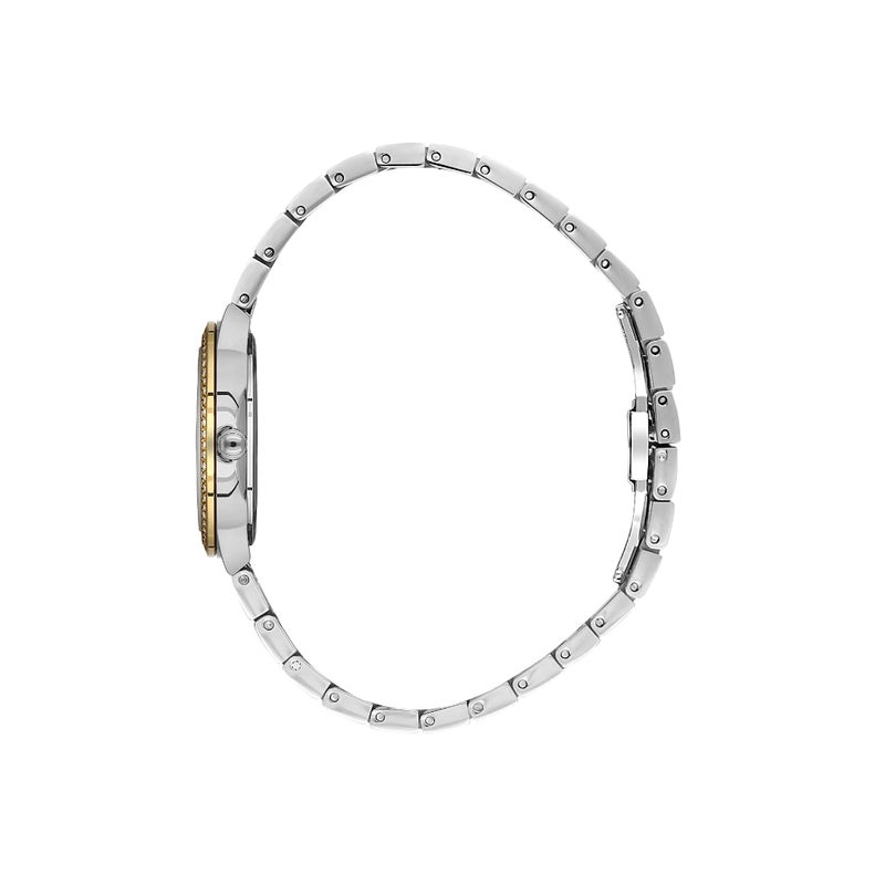 Bigotti Raffinata Silver and Gold Stainless Steel Watch for Women BG.1.10659-5 - Dark Green Sunray Dial, 32mm Case, Japanese Quartz, 30M Water Resistant, Mineral Glass - Image 2