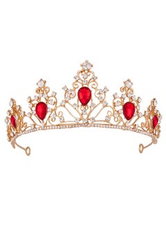 Of Hearts Costume Crown, Vofler Gold Red Tiara Evil Queen Ruby Crystal Accessories Christmas Headband For Adult Women Princess Girl Bride Quinceanera Birthday Wedding Pageant Prom Halloween Party - pzsku/ZBE022A2A88A887E52BA9Z/45/_/1734182910/eefa3512-dcf9-4799-8d90-1bd10fe16f89