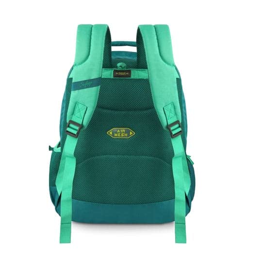 Skybags Casual Backpack 30L with 3 Spacious Compartments, File Sleeve & Organizer with Keyholder | Green | Squad - Image 2