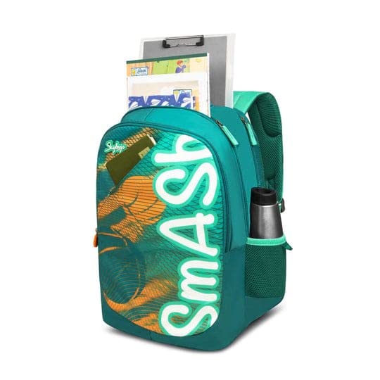 Skybags Casual Backpack 30L with 3 Spacious Compartments, File Sleeve & Organizer with Keyholder | Green | Squad - Image 5