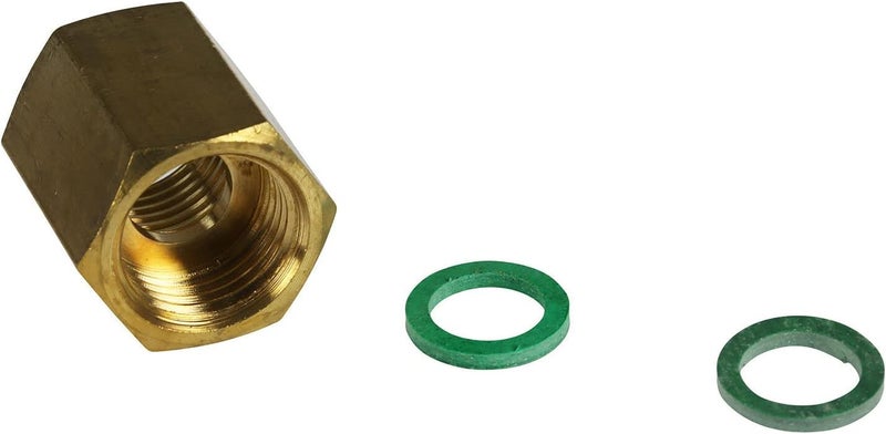 Tezla Gas Cooker Oven Gas Pipe Inlet Adaptor 1/2" BSP, PF x TF (Washers Included) - Image 1
