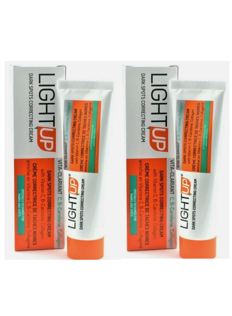 Light Up Dark Spots Correcting Orange Tube Cream Pack Of 2