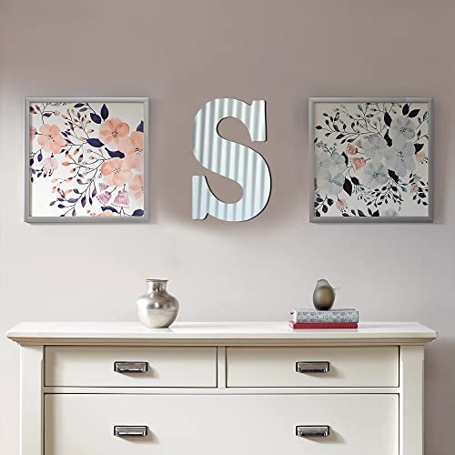 COLLECTIVE HOME - 12" Metal Letter Wall Decor, White Galvanized Steel Numbers, Rustic Hanging Symbols, Corrugated Decoration, House Number, 2023 (S) - Image 3