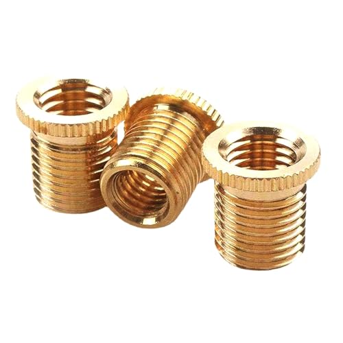 YIUIY M8x1.25, M10x1.25, M10x1.5 Shift Knob Adapters Gear Shifter Knob Thread Screw Adapter for 5 6 Speed Manual Automatic Vehicle Gold - Image 1