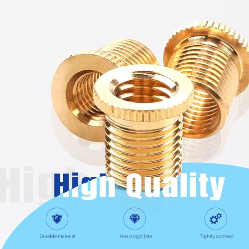 YIUIY M8x1.25, M10x1.25, M10x1.5 Shift Knob Adapters Gear Shifter Knob Thread Screw Adapter for 5 6 Speed Manual Automatic Vehicle Gold - Image 5