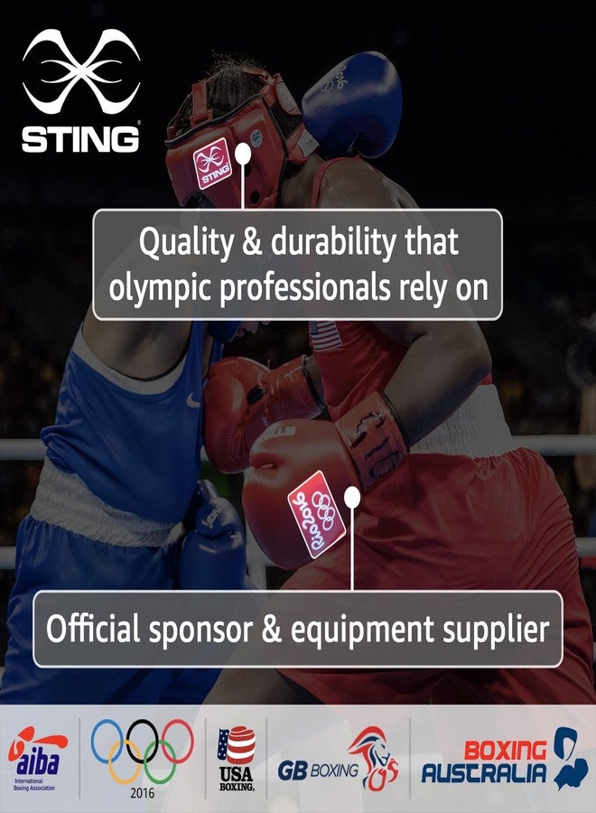 Sting Olympics Sponsor - Armaplus Boxing Gloves | for Competition & Training [Khaki, 16oz] - Image 2