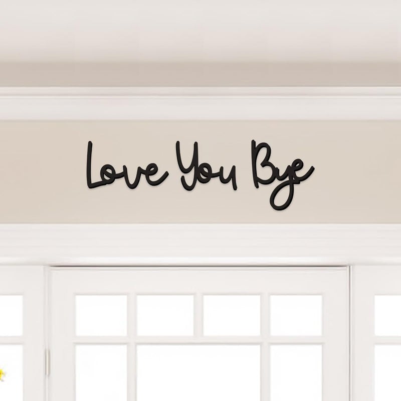 Dripykiaa Love You Bye Wood Sign Decor Decor Boho Decor Decor Decor - Image 1