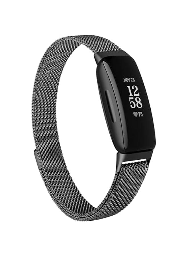 Metal Bands Compatible with Fitbit Inspire 2/Inspire HR/Inspire, Wristband Mesh Bracelet Replacement Strap for Fitbit Inspire 2/Inspire HR/Fitbit Inspire - Image 1