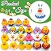 Diteryy 30 Pack Easter Rubber Ducks23 Inch Bulk Floater Ducks for Ducking Assortment Rubber Duckies for Kids Baby Bath ToysBirthday Gifts Party Favors Summer Beach Pool Activity Toys - Image 4