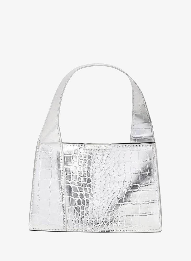 Haute Sauce  Croc Embossed Shoulder Bag for Women | Best Price UAE