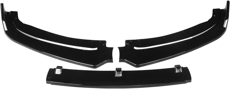 Wivplex Black Carbon Fiber Look Front Bumper Lip Splitter for BMW 3 Series F30 - Image 1