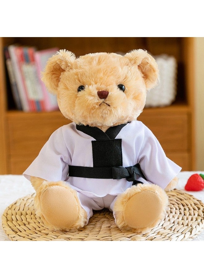 Taekwondo Bear Doll Plush Toy Martial Arts School Bear Doll Teddy Bear Doll Can Be Printed Logo For Students-Specifications:Red Unlabeled Version-Color:Taekwondo Bear 28cm - Image 5