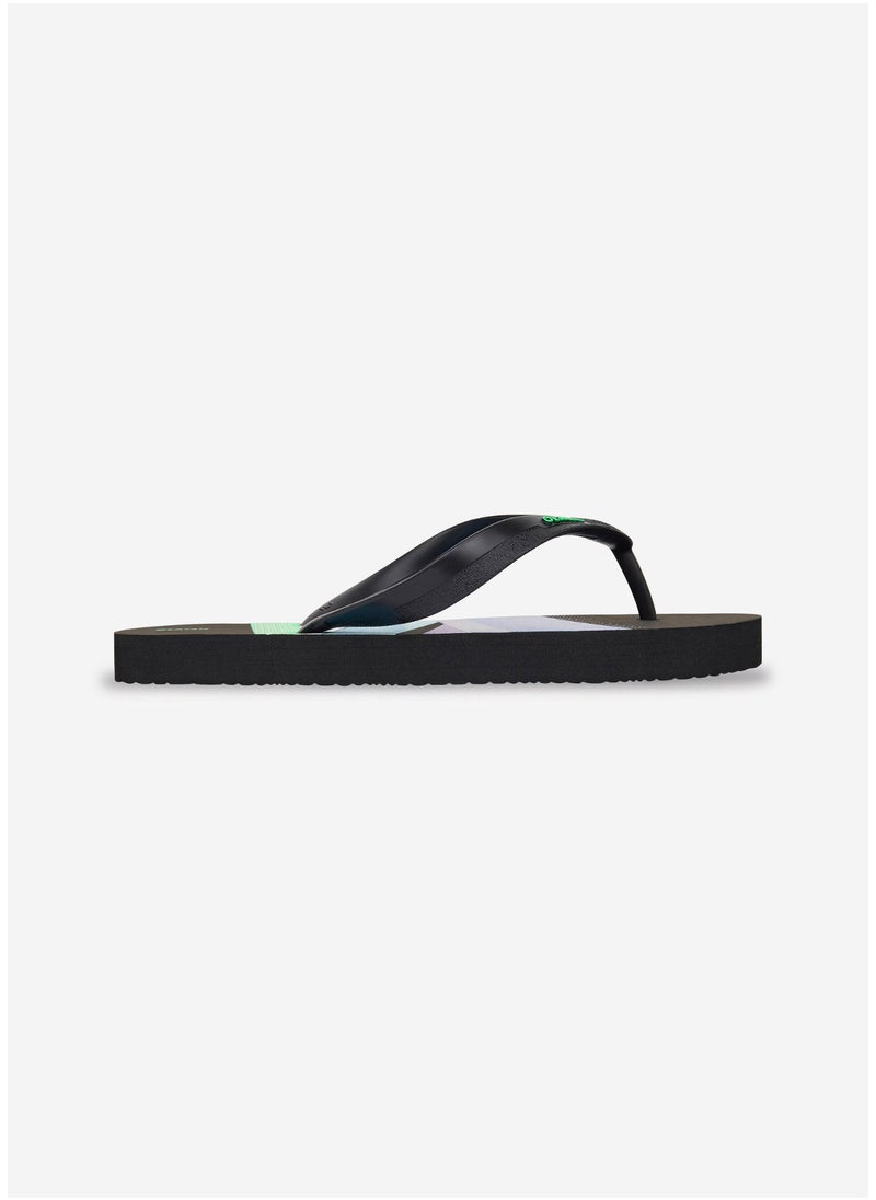 OLAIAN OLAIAN by DECATHLON, Men’s flip-flops - 120 Block black blue  - Image 3