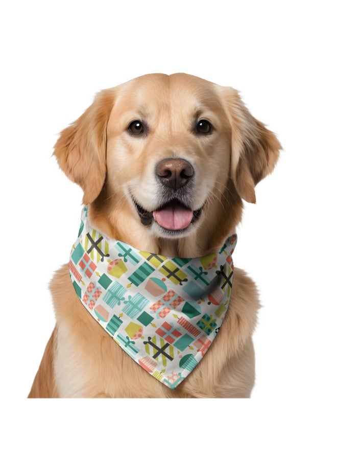 W Brings Happy Birthday Dog Bandana/Scarf With Gift Box & Candles | This Stunning Gorgeous Design Dog Bandana Scarf Is Perfect Styling Accessory For Dogs One Size Fits All. - Image 1