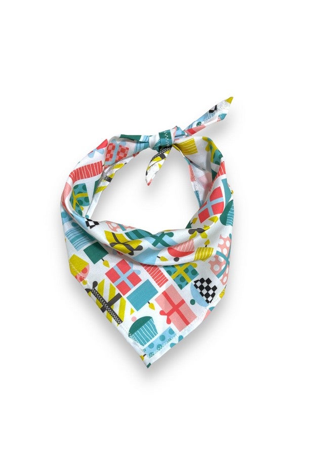 W Brings Happy Birthday Dog Bandana/Scarf With Gift Box & Candles | This Stunning Gorgeous Design Dog Bandana Scarf Is Perfect Styling Accessory For Dogs One Size Fits All. - Image 2