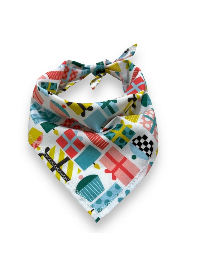 W Brings Happy Birthday Dog Bandana/Scarf With Gift Box & Candles | This Stunning Gorgeous Design Dog Bandana Scarf Is Perfect Styling Accessory For Dogs One Size Fits All. - Image 4