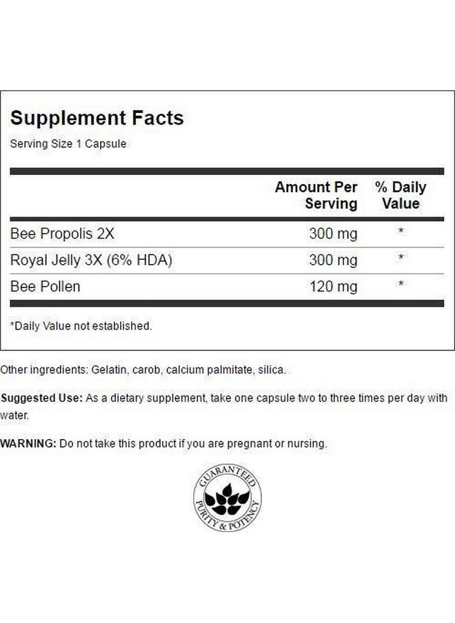 Swanson Ultra - Swanson Royal Jelly Propolis Complex 60 Capsules - Image 1