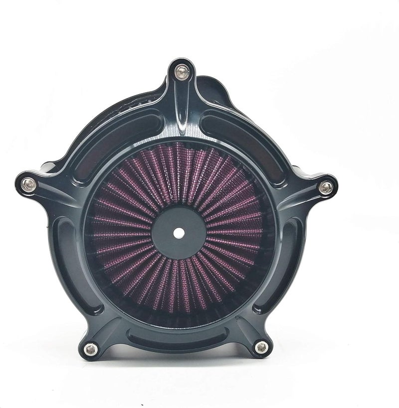 DEMULAX Motorcycle Turbine Intake Air Cleaner CNC Kit - Image 4