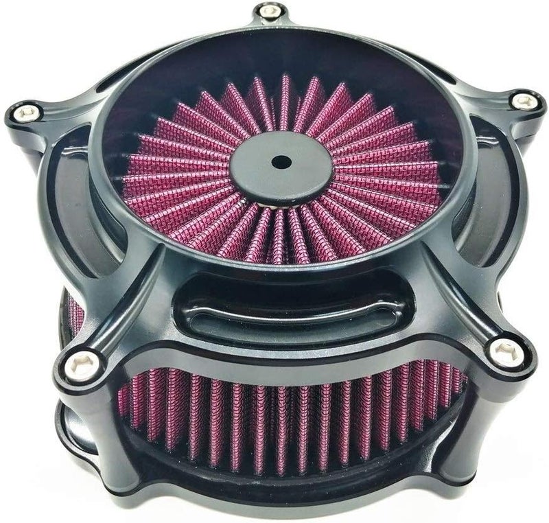 DEMULAX Motorcycle Turbine Intake Air Cleaner CNC Kit - Image 3
