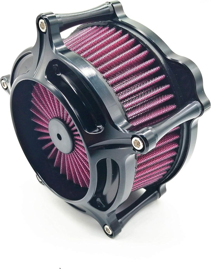 DEMULAX Motorcycle Turbine Intake Air Cleaner CNC Kit - Image 5
