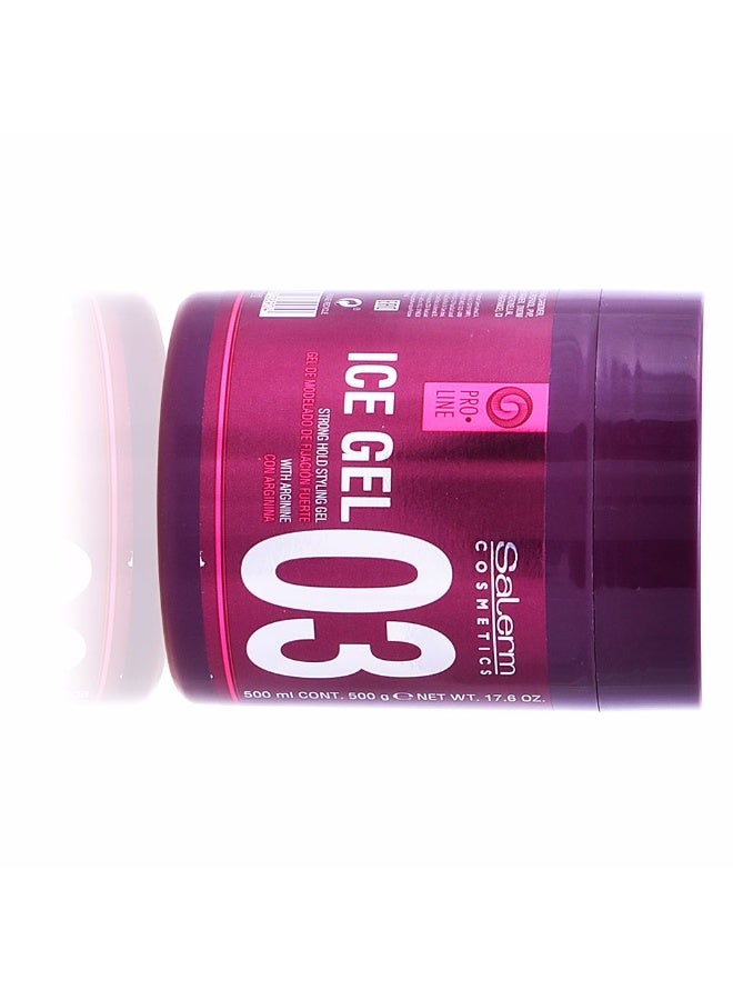 ساليرم جل تصفيف الشعر سيلرم آيس جل سترونج هولد ٥٠٠ مل - Image 2