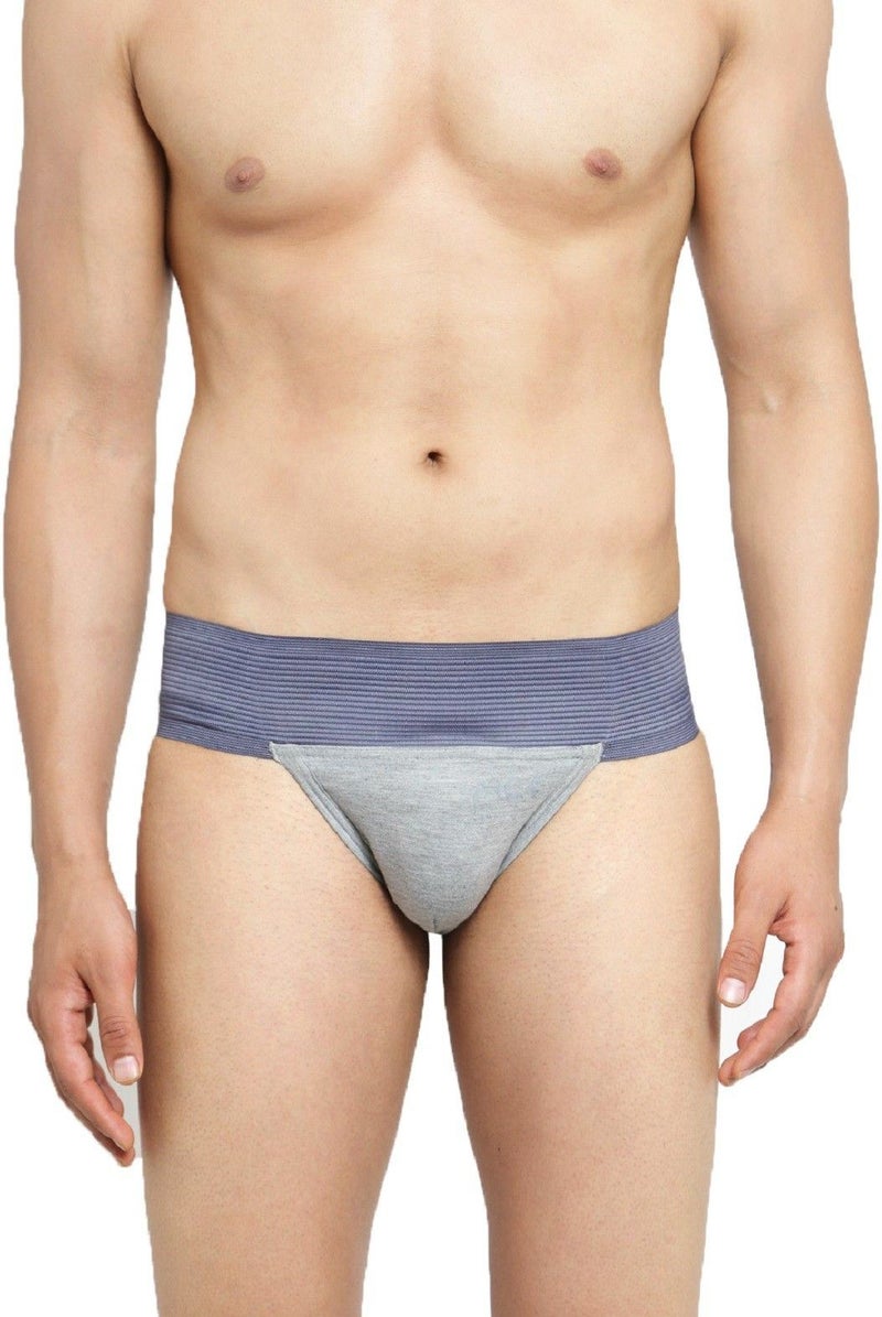 IC4 Store Men's Gym Supporter Combo Pack of 2 - Grey and Red - Image 2