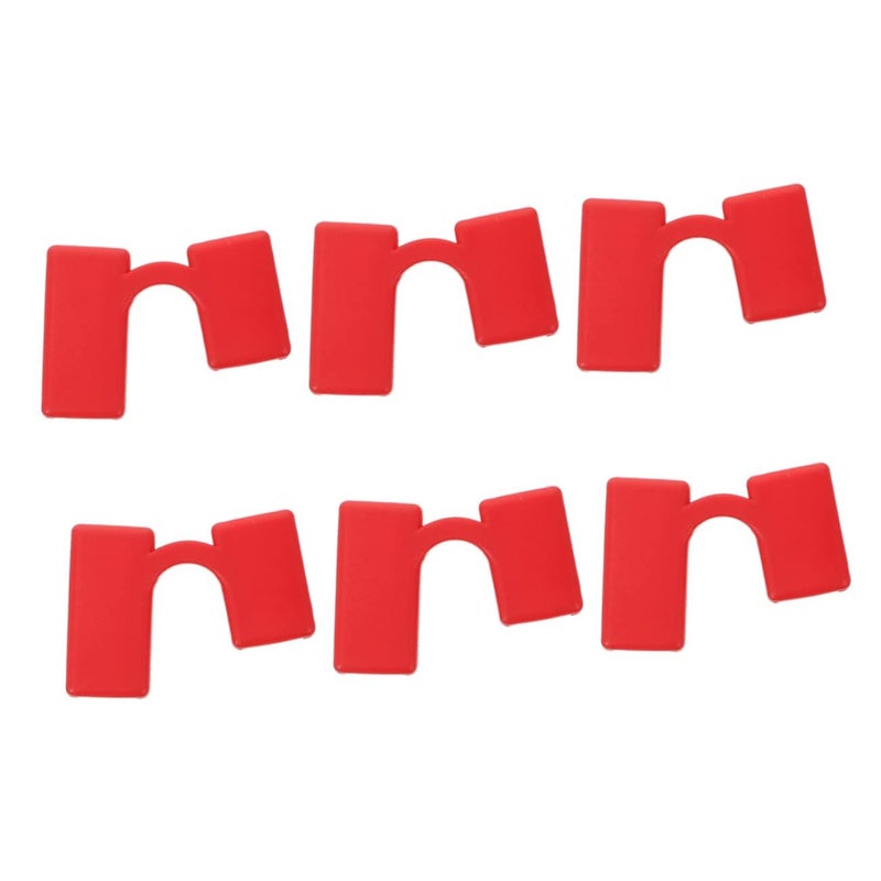 Red Plastic Chopstick Training Clamps Non Slip Helper for Kids Dishwasher Safe - Image 2