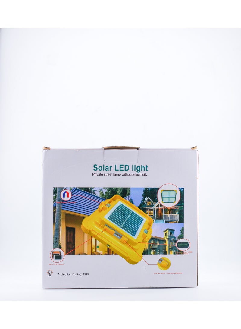 Generic Title: Solar LED Street Light (IP66) - Wireless Outdoor Floodlight with 336 LEDs, Automatic Dusk-to-Dawn Illumination & USB-C Charging - Ideal for Gardens, Pathways, Garages, Farms & More  - Image 5