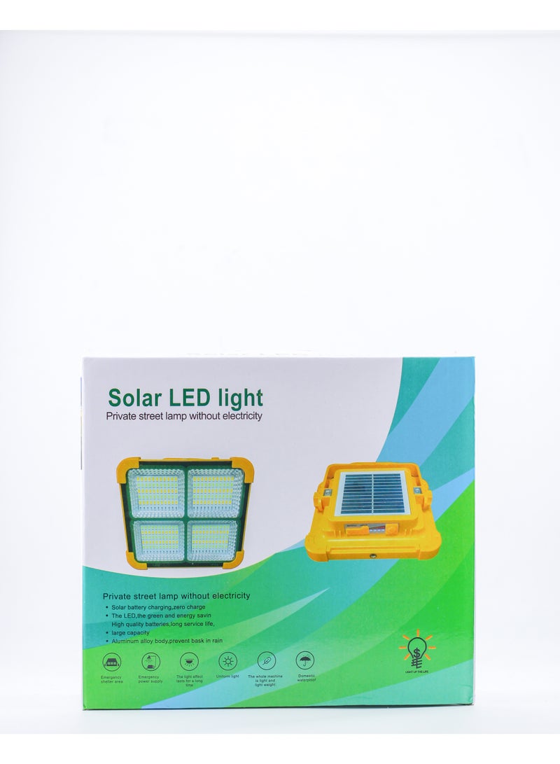 Generic Title: Solar LED Street Light (IP66) - Wireless Outdoor Floodlight with 336 LEDs, Automatic Dusk-to-Dawn Illumination & USB-C Charging - Ideal for Gardens, Pathways, Garages, Farms & More  - Image 4