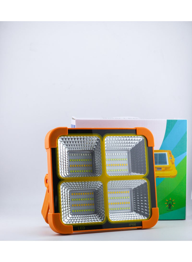 Generic Title: Solar LED Street Light (IP66) - Wireless Outdoor Floodlight with 336 LEDs, Automatic Dusk-to-Dawn Illumination & USB-C Charging - Ideal for Gardens, Pathways, Garages, Farms & More  - Image 3