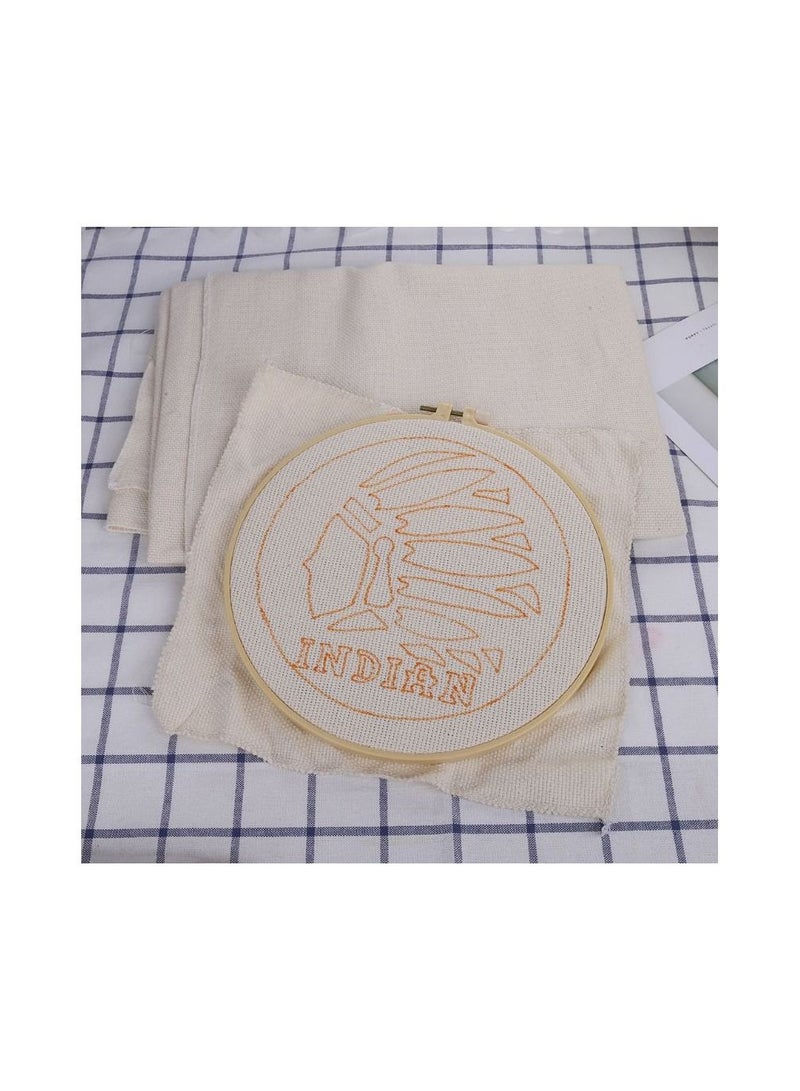 Monks Cloth for DIY Embroidery Needlework Fabric Sewing Punch Needle Accessory Handmade - Image 4