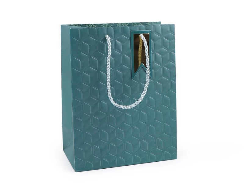 SHOPECOM Proffesional Bag Designer Gift Paper Bags for Return Gifts Carry Bags for Presents Weddings Birthday and Corporate Events Luxury Packaging and All Celebration Parties (Pack of 4) - Image 5