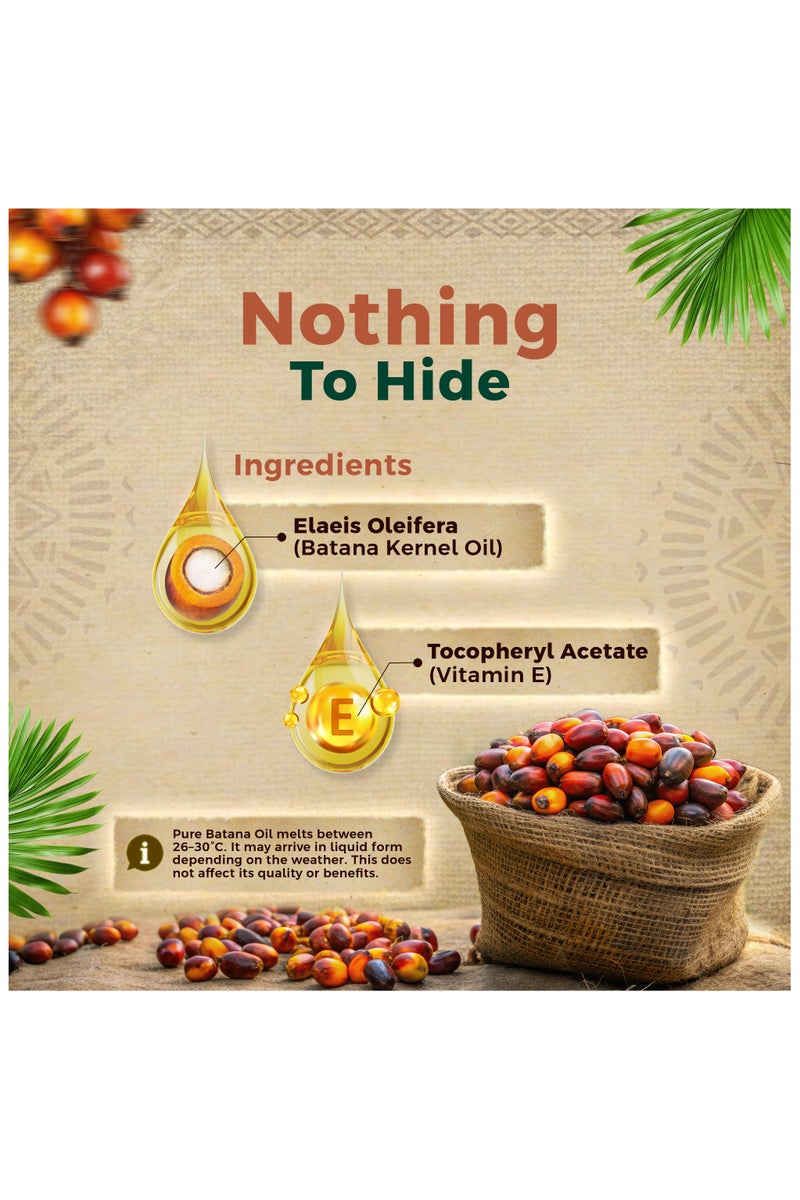 دابر زيت دابر أملا 100% خام باتانا – 120 جرام | يعزز نمو الشعر، ويمنع تساقط الشعر ورققه، ويحسن النعومة ويعزز اللمعان | باتانا طبيعية وغير مكررة ونقية | مصدرها أخلاقيا من هندوراس | مناسب لأي نوع شعر | للنساء والرجال - Image 5