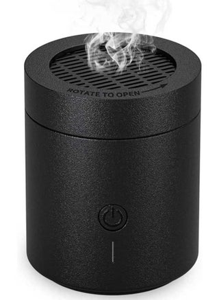 Electric Bakhoor Burner Rotating Flip Lid Oud Incense for Home, Car & Travel Essential Aromatherapy Machine - view 2