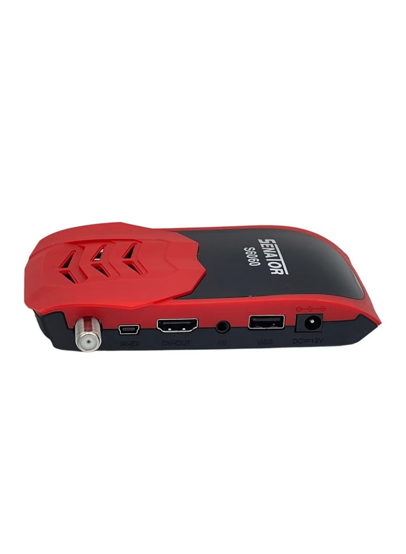 سيناتور S6060 Digital Satellite Receiver Full HD ,Red - Image 3
