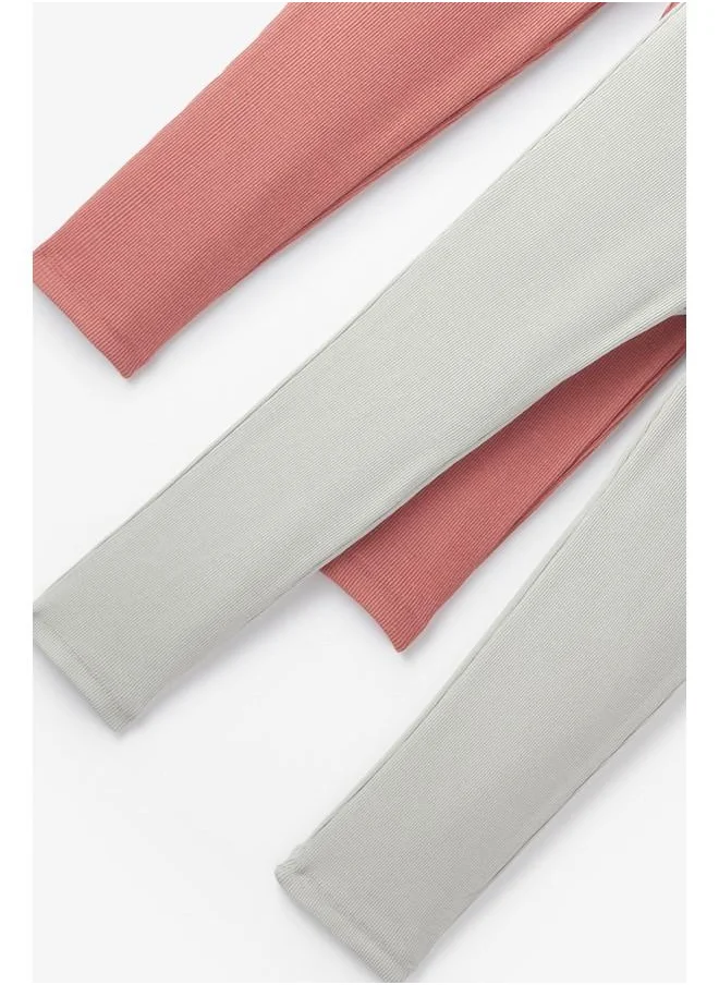 JUNE June Girl 2-Pack Camisole Tight Rose - Light Grey